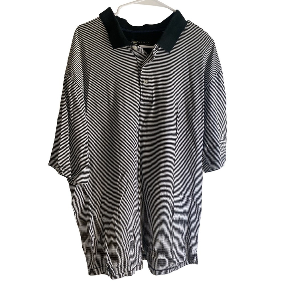 Men's Wedge Golf‎ & Beyond Active Wear Polo Shirt Size Large, 0217